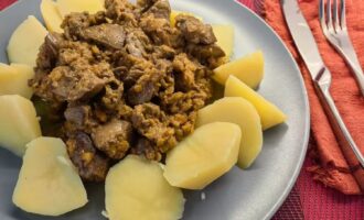Печень со сливками