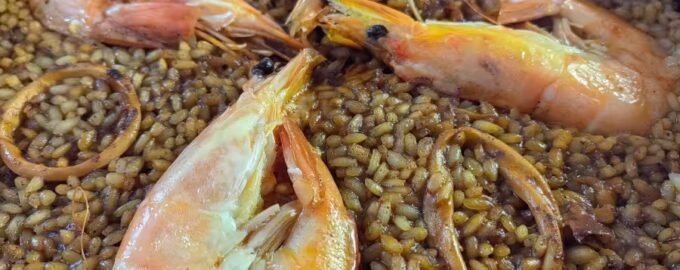 Рис с морепродуктами